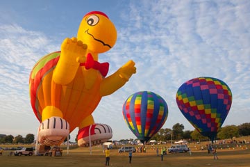 Etats-Unis: Festival de montgolfières de Plano au Texas