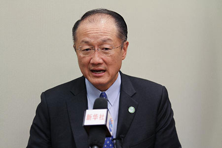 Le président de la Banque mondiale salue le rôle joué par la Chine dans la lutte 
contre la pauvreté dans le monde (INTERVIEW)