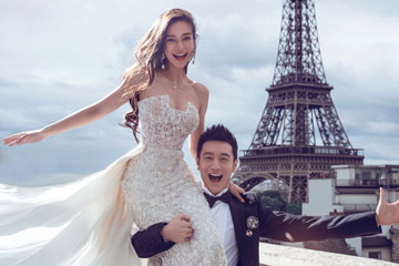 Photos de mariage de Huang Xiaoming et Angelababy