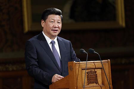 Le président chinois salue la "communauté d'intérêts partagés" avec la Grande-Bretagne