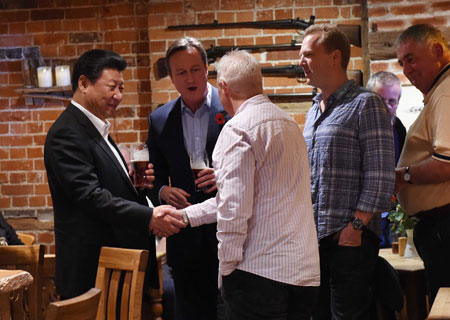 Chequers, symbole des relations plus étroites entre Xi et Cameron (REPORTAGE)