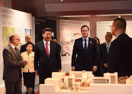 Le président chinois achève sa visite en Grande-Bretagne à Manchester