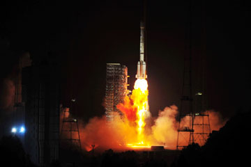 Chine : lancement r&eacute;ussi du satellite "SinoSat-6"