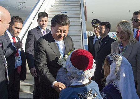 Le président chinois arrive à Antalya pour le 10e sommet du G20
