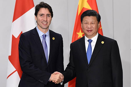 Le président chinois propose un partenariat stratégique stable à long terme avec 
le Canada