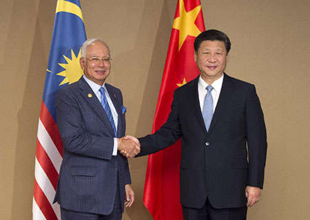 Les liens avec la Malaisie constitue l'une des ''priorités'' de la diplomatie de 
bon voisinage de la Chine, selon le président Xi