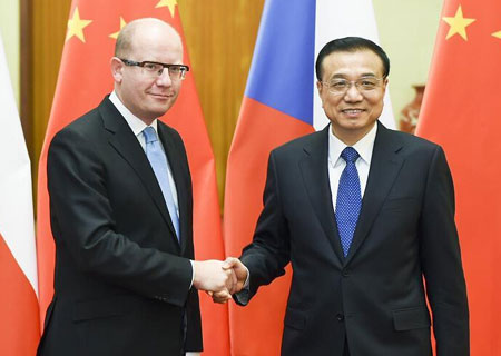 La Chine et la République tchèque s'engagent à une coopération plus étroite dans 
les domaines nucléaire et financier