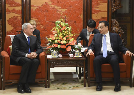 Le PM chinois exprime sa confiance dans la réalisation de l'objectif de croissance 
pour 2015