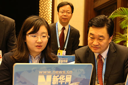 Xinhuanet prêt à couvrir l'ouverture de la 2e Conférence mondiale de l'Internet