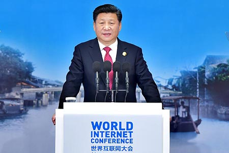 Les fruits du développement d'Internet doivent être partagés par davantage de pays 
(Xi Jinping)