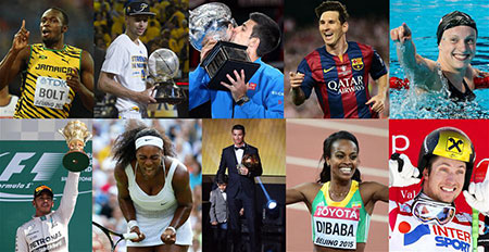 Bilan 2015: les dix meilleurs sportifs internationaux de l'année selon Xinhua