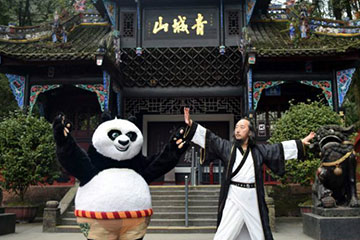 Kung Fu Panda : Po rend visite à son maître de tai-chi