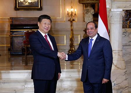 Xi Jinping propose de faire de l'Egypte un pilier de l'initiative "la Ceinture et 
la Route"