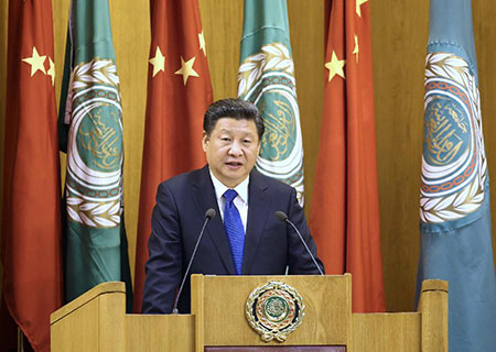 Xi propose ses remèdes à la crise du Moyen-Orient et une aide au développement du 
monde arabe (PAPIER GENERAL)