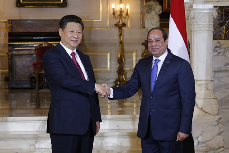 En images: la visite d'Etat du président chinois Xi Jinping en Egypte