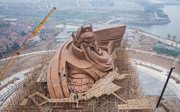La plus grande statue de Guan Yu sera bientôt terminée
