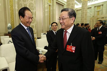 Yu Zhengsheng qualifie de "productive" la couverture médiatique de la session annuelle 
de la CCPPC