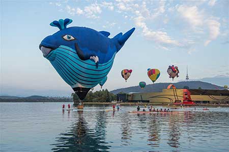 Australie : Festival de montgolfières à Canberra