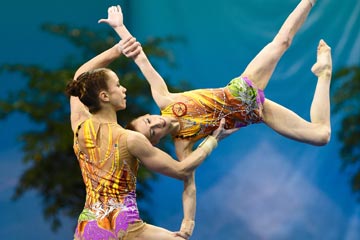 Une sélection de photos de la 25e édition du Championnats du monde de gymnastique acrobatique