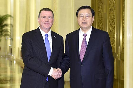 La Chine et Israël s'engagent à renforcer les échanges parlementaires