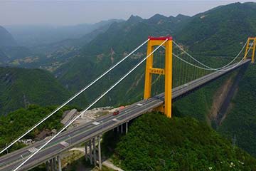 Pont Siduhe dans le centre de la Chine