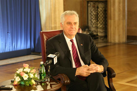 L'amitié serbo-chinoise est aussi solide que la Grande Muraille, selon le président 
serbe (INTERVIEW)