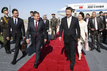 Le président chinois entame sa visite d'Etat en Ouzbékistan dans la ville historique 
de Boukhara