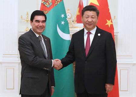 Le Turkménistan prêt à jouer un rôle actif dans "la Ceinture économique de la Route 
de la soie" (président)