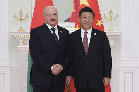 Le président chinois appelle à une mise en oeuvre constante des principaux projets 
de coopération conclus avec le Bélarus