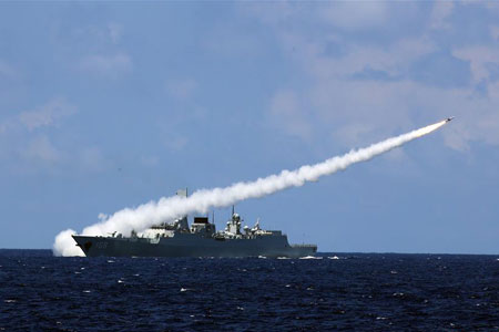 La marine chinoise organise un exercice de combat en mer de Chine méridionale