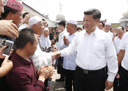 Xi Jinping met l'accent sur les nouveaux concepts de développement et la protection 
environnementale