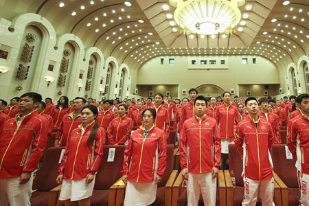 La Chine envoie une délégation de 416 athlètes