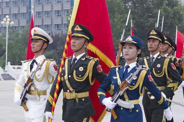 Photos - La garde d'honneur de l'Armée populaire de libération de Chine