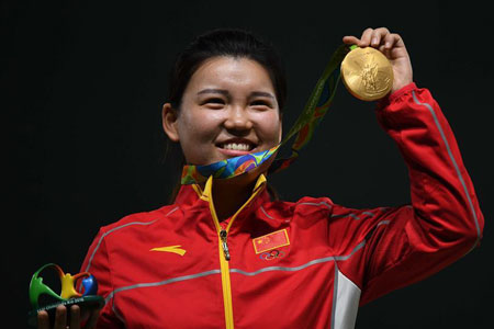 Zhang Mengxue offre à la Chine sa 1ère médaille d’or