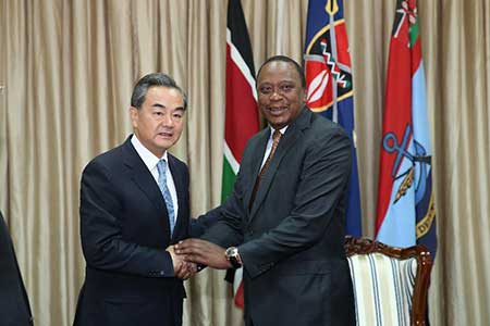 Le président kenyatta salue les liens sino-kenyans