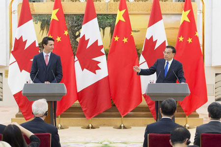 Les relations Chine-Canada profitent de grandes opportunités (PM chinois)