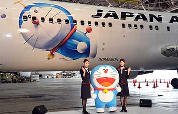 Japon : lancement d'un avion spécial ayant pour thème Doraemon
