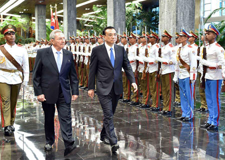 La Chine s'engage à promouvoir davantage les relations bilatérales avec Cuba