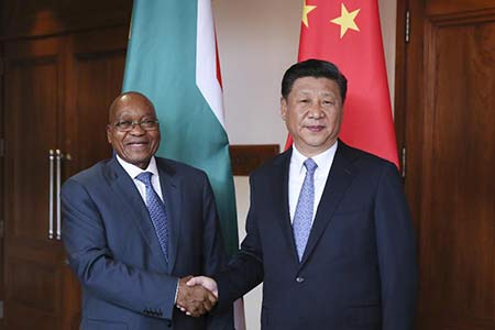 La Chine et l'Afrique du Sud promettent de renforcer leur coopération dans le 
cadre du dispositif des BRICS et du FOCAC