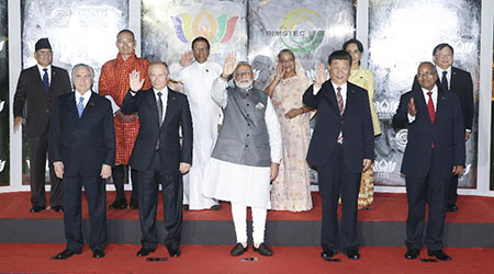 Le président chinois Xi Jinping prend part au dialogue des dirigeants BRICS-BIMSTEC