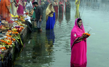 Le festival Chhath en Inde