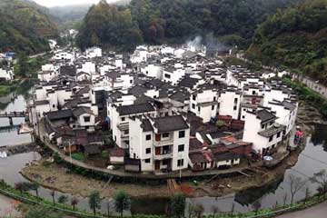 Chine : architecture de style Hui au Jiangxi