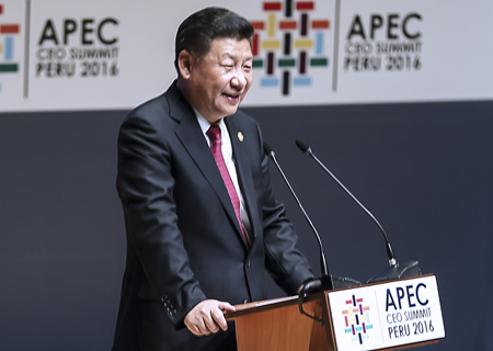 Le président chinois est favorable à un effort concerté en faveur de la construction de la FTAAP