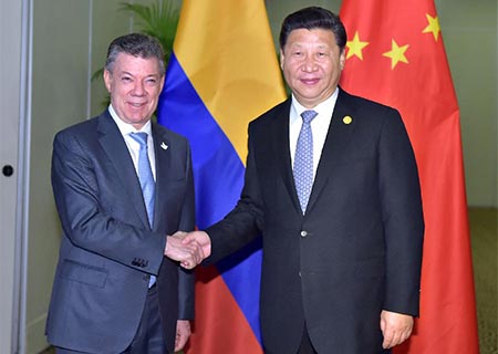 La Chine soutient le processus de paix en Colombie (président)