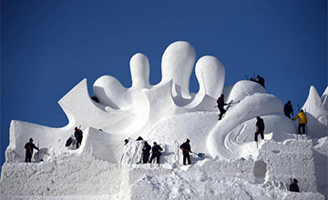 Sculptures de neige géantes à Harbin