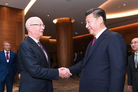 Le Forum économique mondial est un véritable "indicateur" de l'économie mondiale, 
selon le président chinois