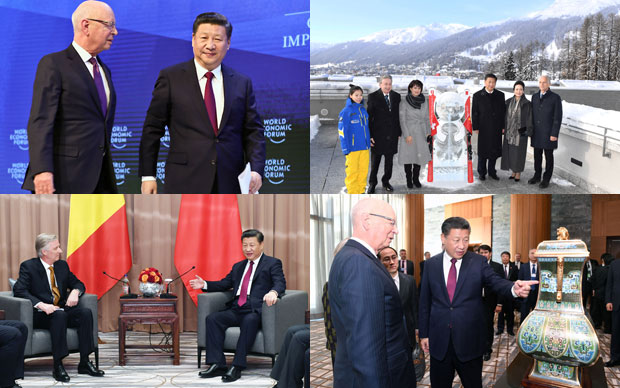 La 3e journée de la visite en Suisse du président chinois Xi Jinping