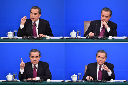 Deux sessions : conférence de presse du ministre chinois des A.E.