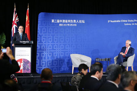 Le Premier ministre chinois demande une coopération locale plus étroite avec l'Australie