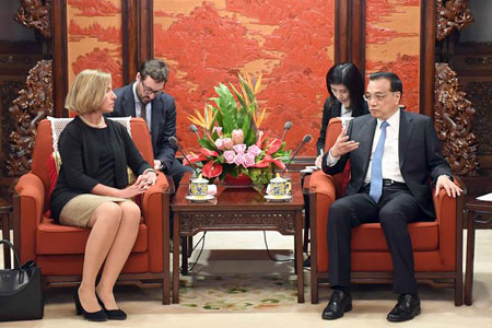 Li Keqiang : la Chine espère voir une UE unie, stable et prospère